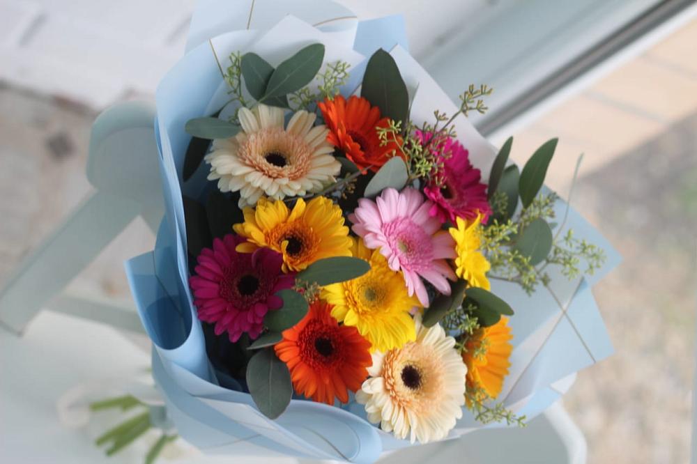 Букет цветов из: Герберы в Болгаре