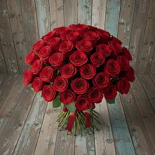 Букет 55 Красных роз Фридом #REPLACE_PRED# Болгаре