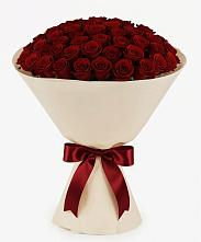 Букет 101 Бордовая роза Блэк Бакарра в Болгаре