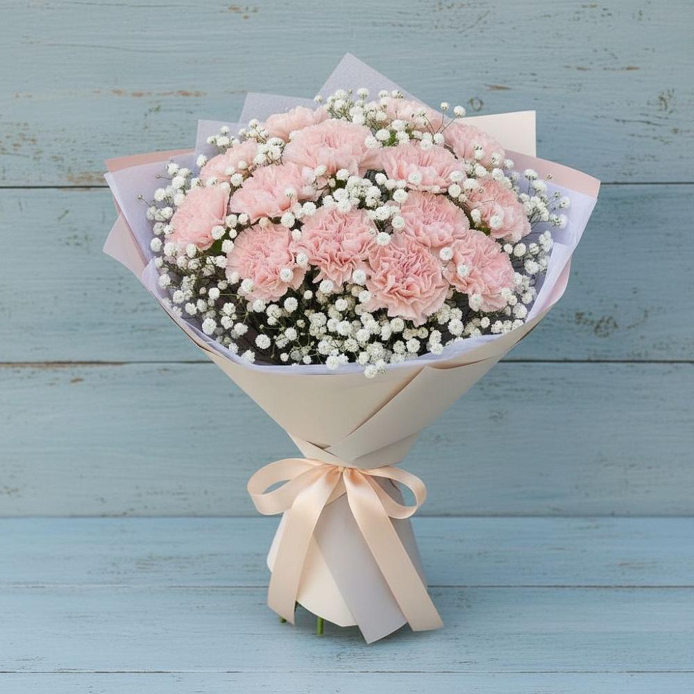 Букет цветов из: Гвоздики в Болгаре