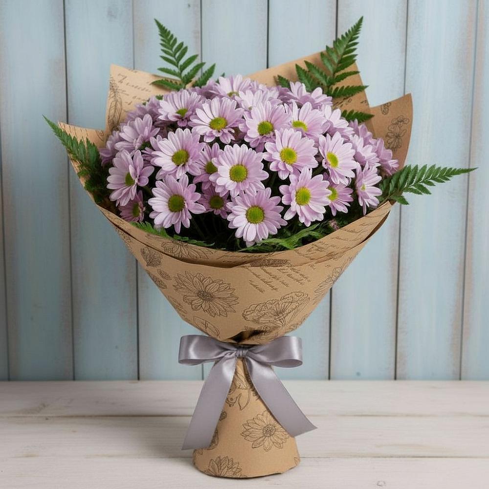 Букет цветов из: Хризантемы в Болгаре