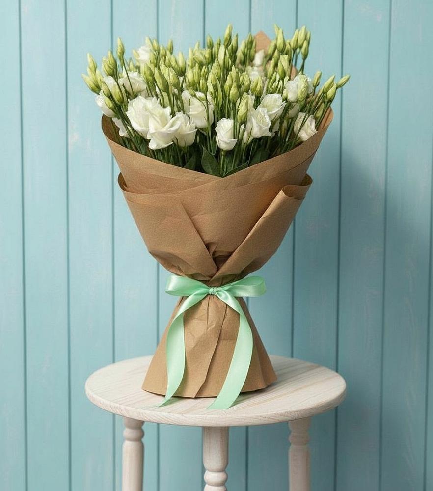 Букет цветов из: Лизиантусы в Болгаре