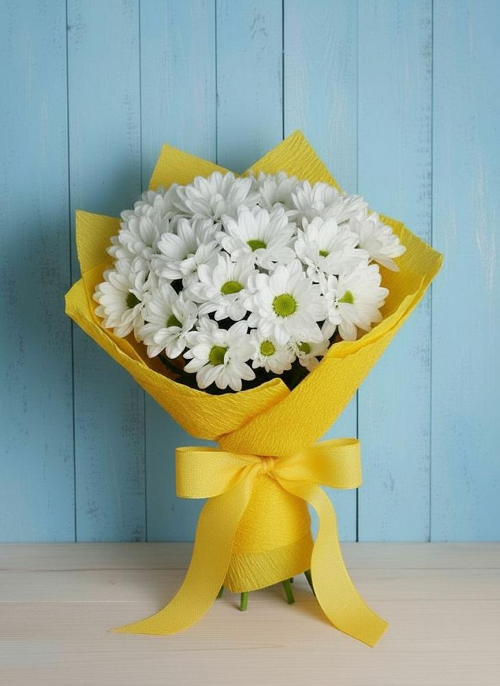 Букет цветов из: Хризантемы в Болгаре