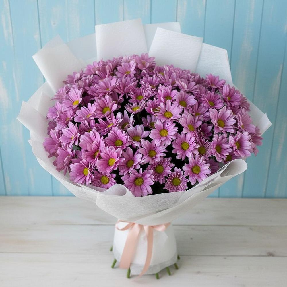 Букет цветов из: Хризантемы в Болгаре