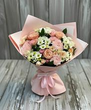 Букет цветов из:  Гвоздики, Розы и Хризантемы в Болгаре