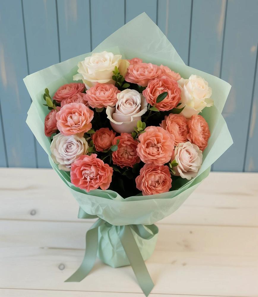 Букет цветов из: Розы в Болгаре