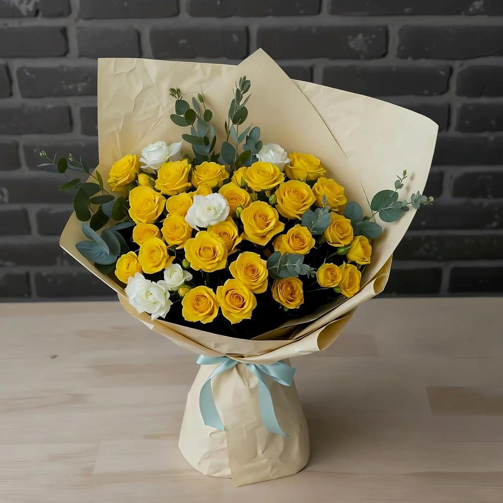 Букет цветов из: Розы в Болгаре