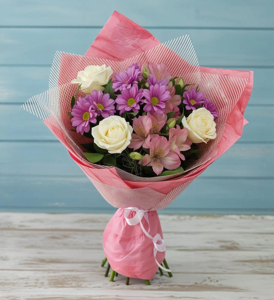 Букет цветов из: Герберы в Болгаре