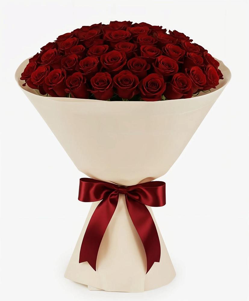 Букет 101 Бордовая роза Блэк Бакарра в Болгаре